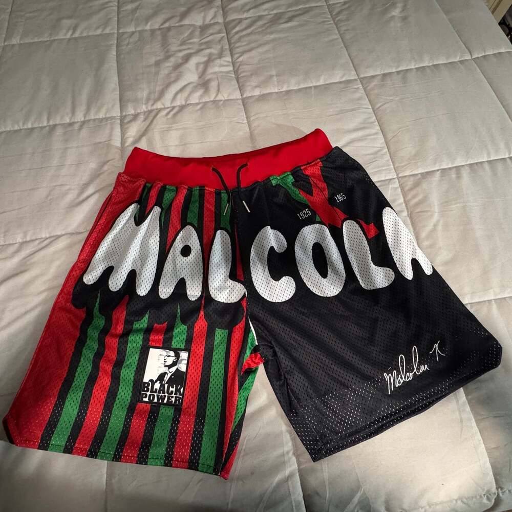 Headgear Malcom X basketball shorts size large